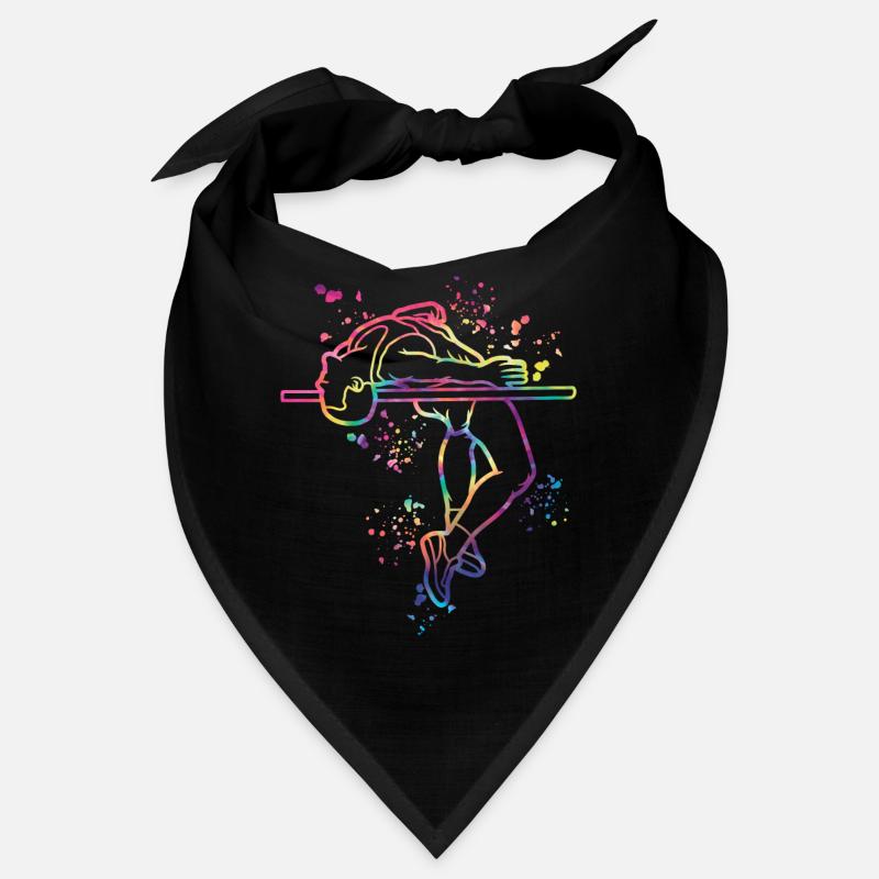 Hochspringer Wasserfarben Hochsprung Bandana