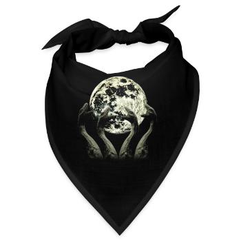 Monster von Loch Ness Nessie Plesiosaurier Heulend - Bandana - Schwarz - Vorne
