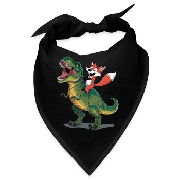 Fuchs - Bandana - Schwarz - Vorne