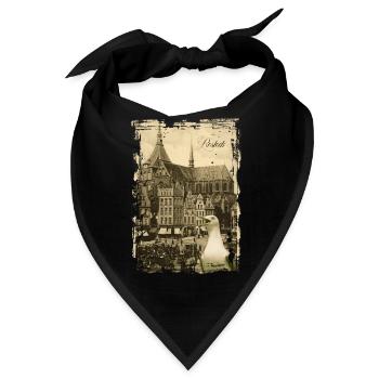 Altes Rostock - Neuer Markt - Bandana - Schwarz - Vorne