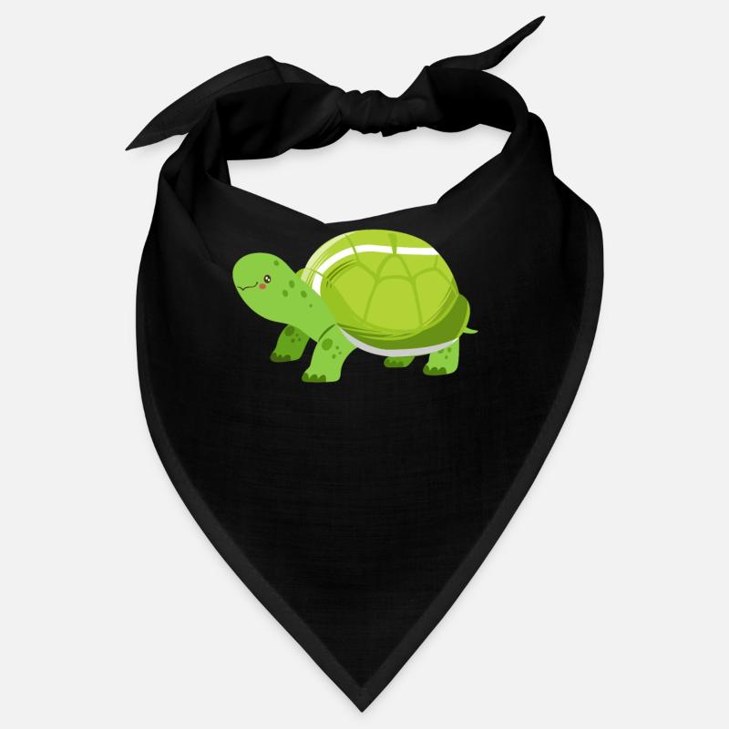Funny Tennis Player Racket Turtle Bandana