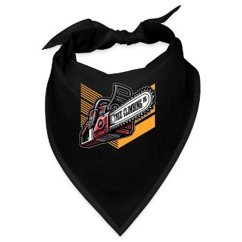 Tree Surgeon Tree Climbing Arborist Woodworker - Bandana - Schwarz - Vorne