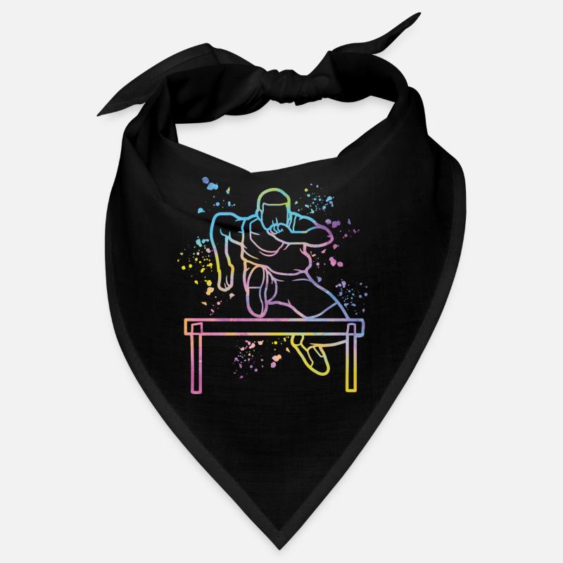 Course de haies Course d’obstacles Courses de haies pour enfants Bandana