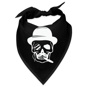skull sir - Bandana - Schwarz - Vorne