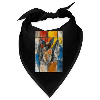 Schläger - Bandana - Schwarz - Vorne
