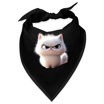 Perserkatze Perser Katze Persian Cat Süße Katzen - Bandana - Schwarz - Vorne