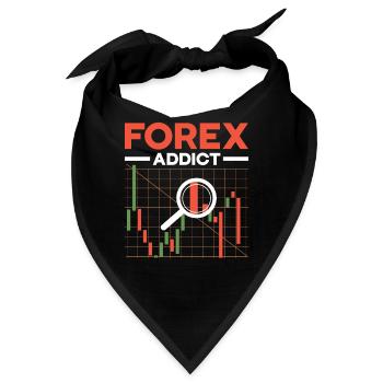 Forex Trading Forex Trader Finanzmarktes - Bandana - Schwarz - Vorne