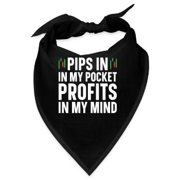 Forex Trading Forex Trader Finanzmarktes - Bandana - Schwarz - Vorne