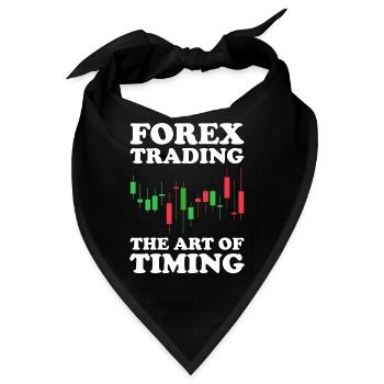 Forex Trading Forex Trader Finanzmarktes - Bandana - Schwarz - Vorne