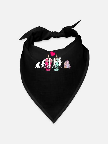 Bubble Tea Boba BubbleTea Kawaii Japan Tea Kpop - Bandana - black - Front