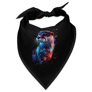 Otter - Bandana - Schwarz - Vorne
