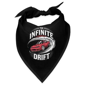 Infinite Drift - Autorennen - Bandana - Schwarz - Vorne
