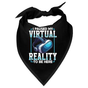 Virtual Reality Athlet Witzer VR Gamer Headset - Bandana - Schwarz - Vorne