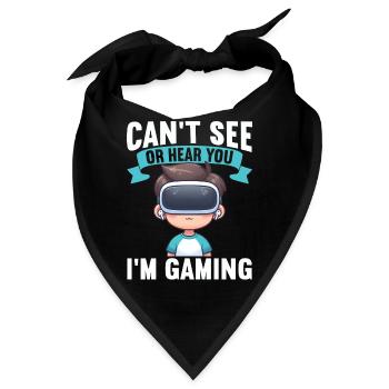 Virtual Reality Athlet Witzer VR Gamer Headset - Bandana - Schwarz - Vorne