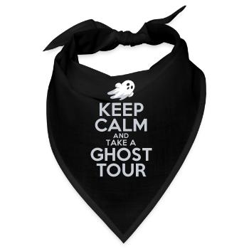 Spooky Adventures on Haunted Ghost Tours and - Bandana - Schwarz - Vorne