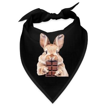 Kaninchen - Bandana - Schwarz - Vorne