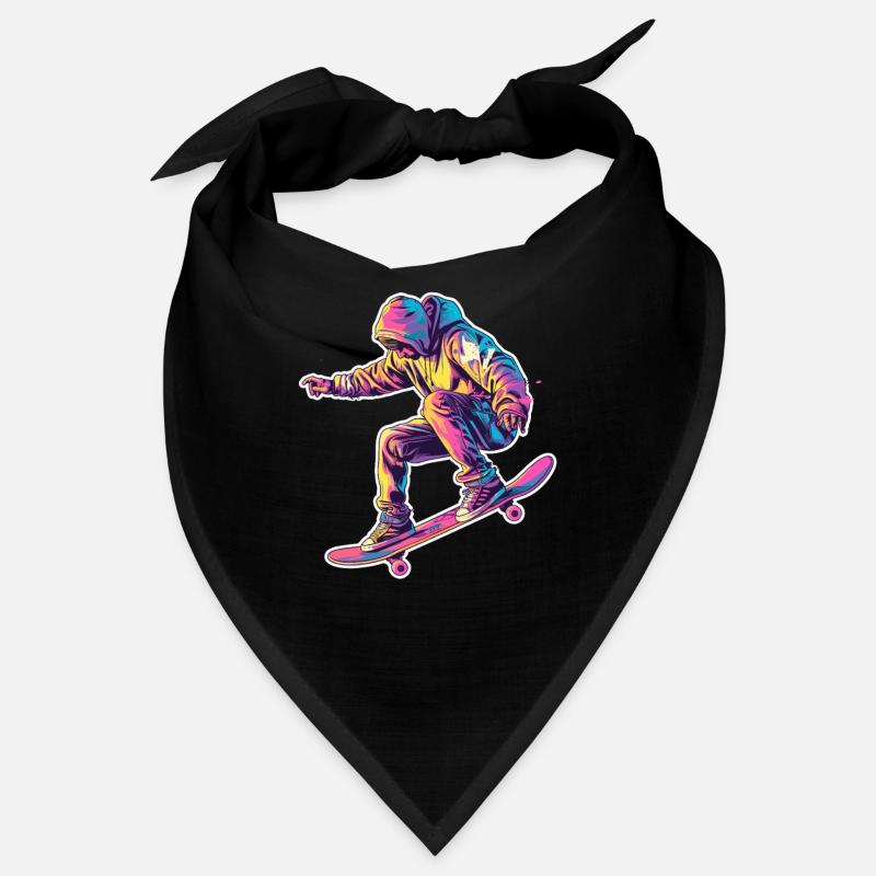 Retro Skateboarder Bandana