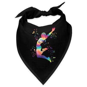 Weitspringer Weitspringen Kinder Weitsprung - Bandana - Schwarz - Vorne