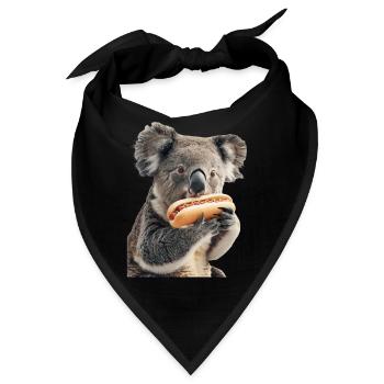 Koala - Bandana - Schwarz - Vorne