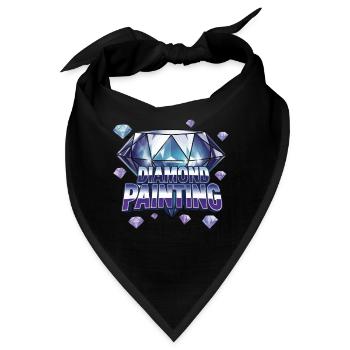 Diamond Painting Diamond Painter - Bandana - Schwarz - Vorne