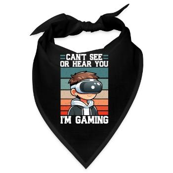 Virtual Reality Athlet Witzer VR Gamer Headset - Bandana - Schwarz - Vorne