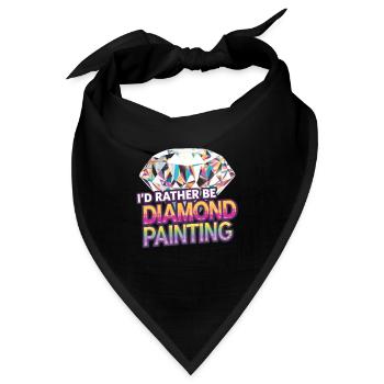 Diamond Painting Diamond Painter - Bandana - Schwarz - Vorne