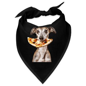 Windhund - Bandana - Schwarz - Vorne