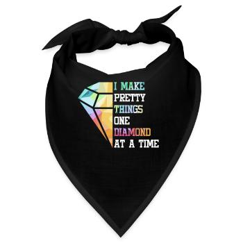Zubehör Für Diamantkunst Diamantmaler - Bandana - Schwarz - Vorne