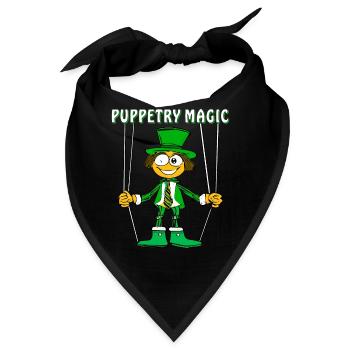 PUPPETRY MAGIC - Bandana - Schwarz - Vorne