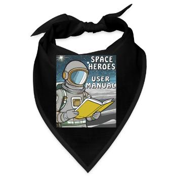 ASTRONAUT BUCH SPACE HERO USER MANUAL - Bandana - Schwarz - Vorne