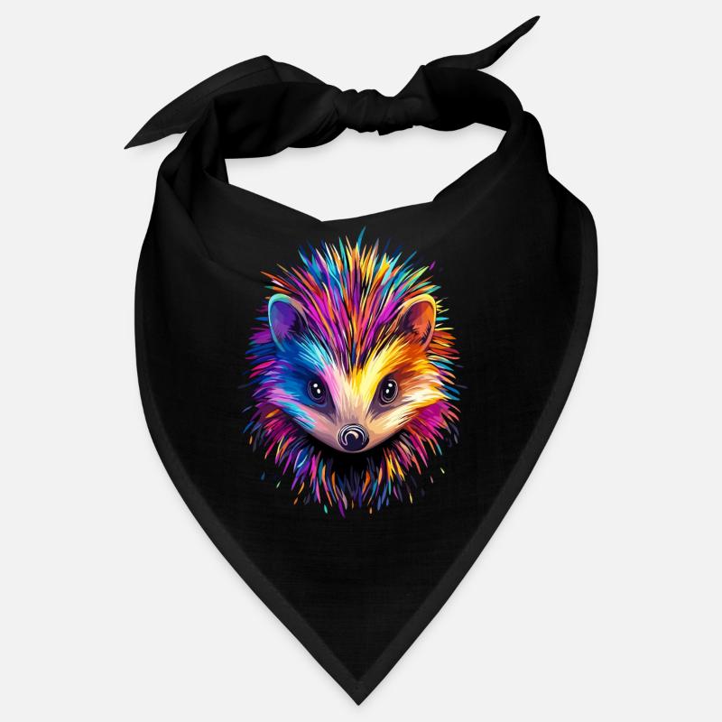 Hérisson Hérisson à ventre blanc Hérisson épineux Amour Hérisson mignon Bandana