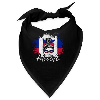 Haiti - Bandana - Schwarz - Vorne