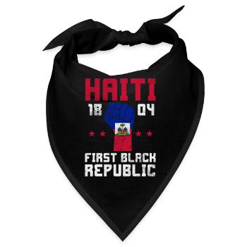 Haiti - Bandana - Schwarz - Vorne