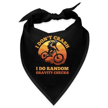 I don't crash – Random Gravity Checks - Bandana - Schwarz - Vorne