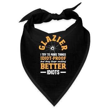 Glaser Geschenk - Bandana - Schwarz - Vorne