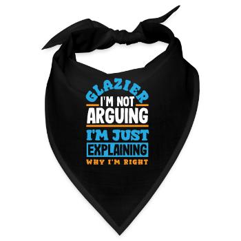 Glaser Geschenk - Bandana - Schwarz - Vorne