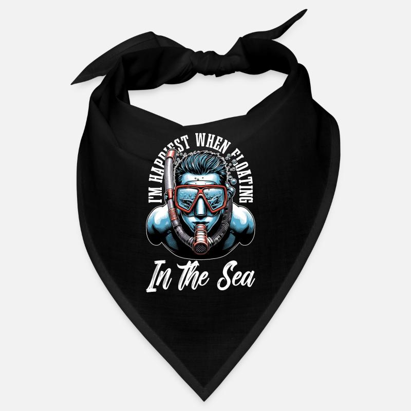 Snorkeling I'm Happiest When Floating Swimming Bandana