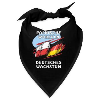 POLNISCHE WURZELN DEUTSCHES WACHSTUM - Bandana - Schwarz - Vorne