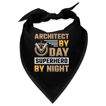 Architekt Architektur - Bandana - Schwarz - Vorne