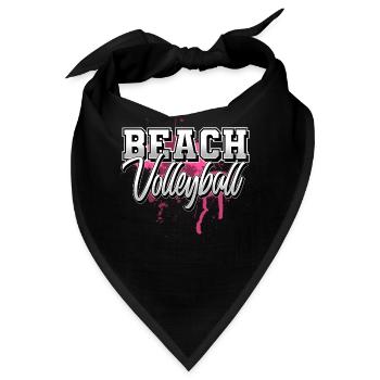 Beachvolleyball - Bandana - Schwarz - Vorne