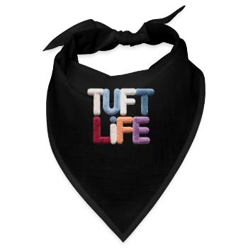 Diy-teppich Lustiger Teppich Tufting - Bandana - Schwarz - Vorne