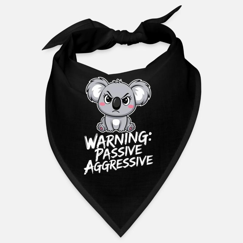 Warning: Passive-Aggressive Koala Drawing Bandana