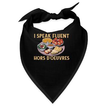 Caterer - Bandana - Schwarz - Vorne