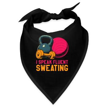 Fitnesstrainer Personal Trainer - Bandana - Schwarz - Vorne