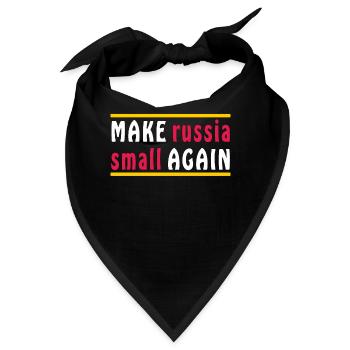 MAKE RUSSIA SMALL AGAIN - Bandana - Schwarz - Vorne