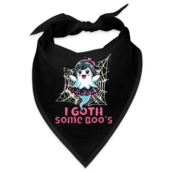 Halloween Goth Mädchen Ich Goth Einige Boo's - Bandana - Schwarz - Vorne