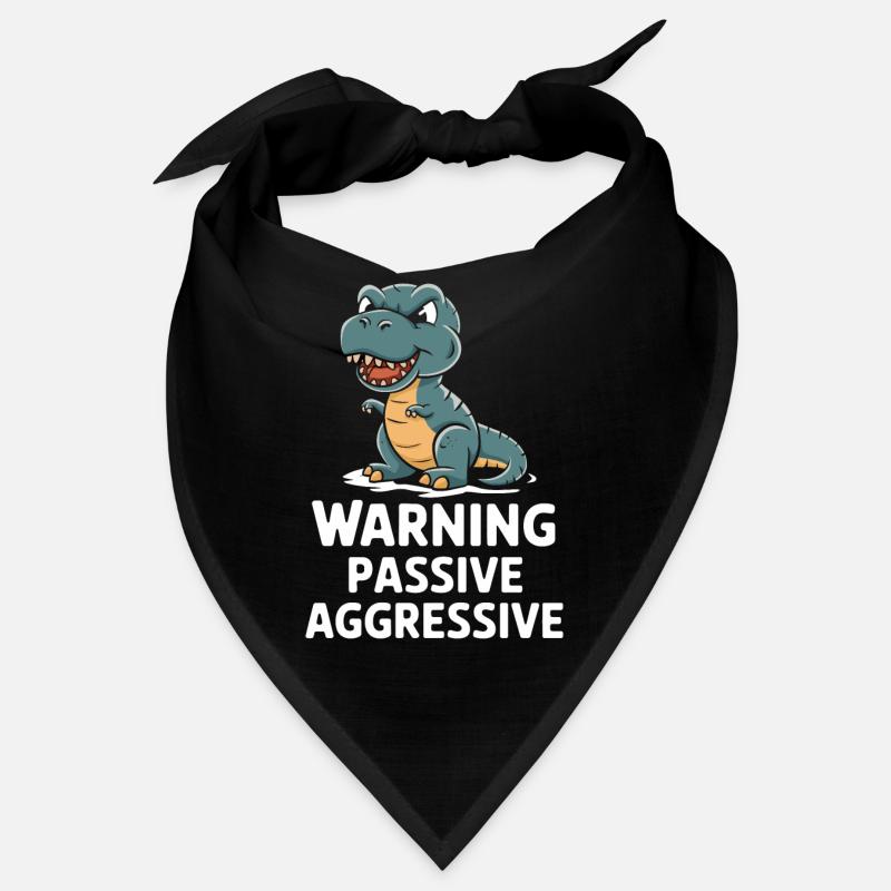 Attention Passive Aggressive Dinosaur Bandana