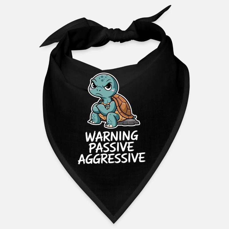 Warning Passive Aggressive Turtle Bandana