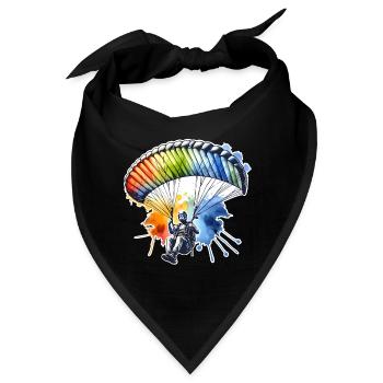 Paragliding - Bandana - Schwarz - Vorne