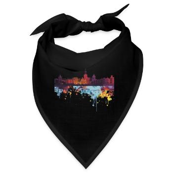Den Helder - Bandana - Schwarz - Vorne